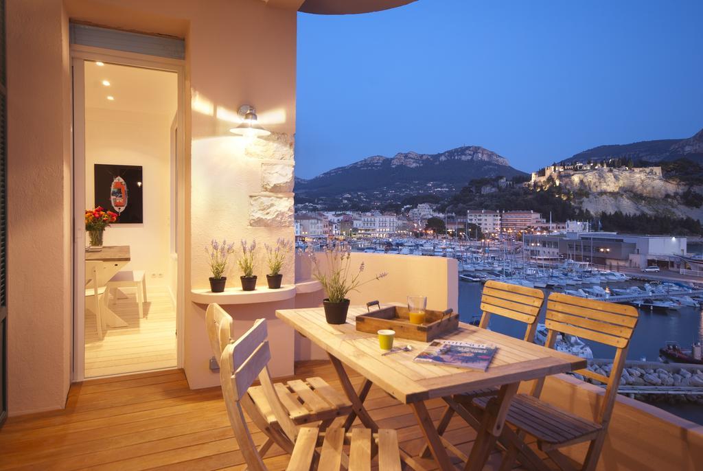 Les Barques, Vue Splendide Sur Le Port De Cassis Apartment Ruang foto